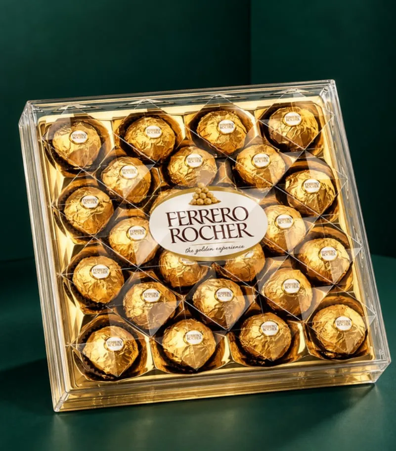 Setul cadou Golden Wish cu prosecco Bottega, o piramidă Ferrero Rocher, difuzor de arome și lumânare (fotografia 3 din 3)